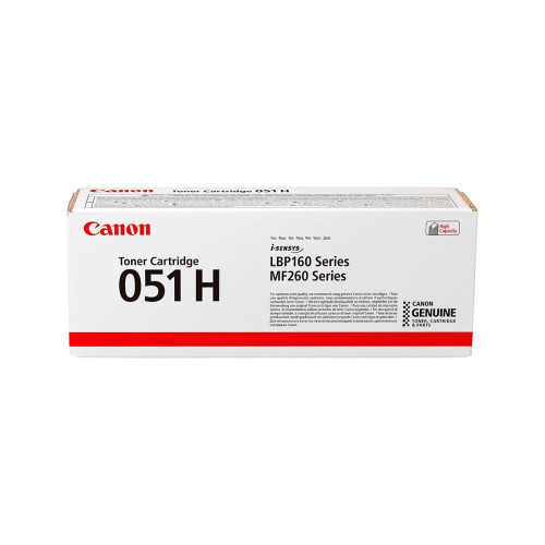Картридж, Canon, LBP CARTRIDGE 051H Black, 2169C002AA, для i-SENSYS MF264dw/MF267dw/MF269dw, 4 100 стр. (A4)