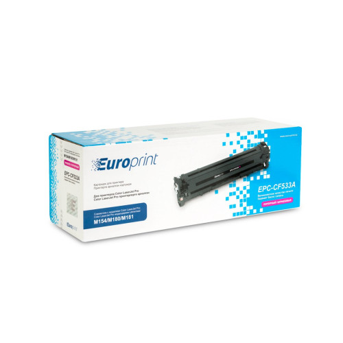 Картридж, Europrint, EPC-CF533A, Пурпурный, Для принтеров HP Color LaserJet Pro M154/M180/M181, 900 страниц.