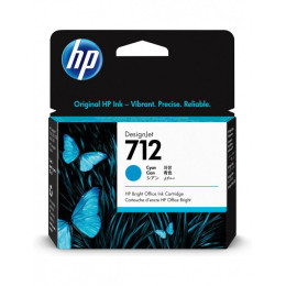 Картридж HP 3ED67A (№712) (голубой) Голубой (Cyan)