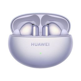 Беспроводные наушники, Huawei, FreeBuds 6i T0019, 14 Гц - 40 кГц, каждый наушник около 5,4 г, 55 мАч (один наушник), 510 мАч (кейс), Bluetooth 5.3, Type-C, (Purple) Фиолетовый