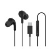 Наушники, Xiaomi, Type-C Earphones Black, M2413E1/BHR8930GL, 12.4 мм драйвер, Type-C, Длина кабеля 1250 мм, Громкость и многофункциональная клавиша, Черный