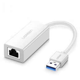 Адаптер UGREEN CR111 20255 USB 3.0 A To Gigabit Ethernet Adapter white ABS