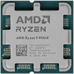 Процессор AMD Ryzen™ 9 9950X 4,3GHz (5,7GHz Turbo) AM5, Zen5, 4nm, 16/32/ L2 16Mb, L3 64Mb, 170W, 100-000001277