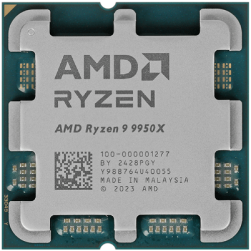 Процессор AMD Ryzen™ 9 9950X 4,3GHz (5,7GHz Turbo) AM5, Zen5, 4nm, 16/32/ L2 16Mb, L3 64Mb, 170W, 100-000001277