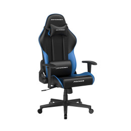 Игровое компьютерное кресло, DX Racer, GC/LPF24LTC/NB, Prince series, Рекомендуемый рост: до 180 см, Рекомендуемый вес: до 90 кг, Эко-кожа, Угол наклона до 135°, 2D подлокотники, Нейлоновая основа кресла, Механизм качания: топ-ган, Черно- синий