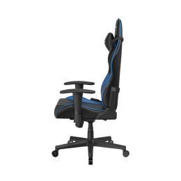 Игровое компьютерное кресло, DX Racer, GC/LPF24LTC/NB, Prince series, Рекомендуемый рост: до 180 см, Рекомендуемый вес: до 90 кг, Эко-кожа, Угол наклона до 135°, 2D подлокотники, Нейлоновая основа кресла, Механизм качания: топ-ган, Черно- синий