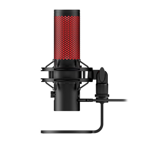 Микрофон, HyperX, 872V1AA, QuadCast 2, конденсаторный, 48кГц/16 бит, 20Гц-20кГц, -6дБ, USB, Черный