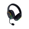 Гарнитура, Razer, Barracuda X Chroma, RZ04-05220100-R3M1, Игровая гарнитура, Динамики 40 мм, 7.1 Surround Sound, 20 – 20000 Гц, 96 дБ, 32 Ом, Микрофон однонаправленный съёмный, 100 – 10000 Гц, –42 дБ, Беспроводные, 2.4 ГГц / Bluetooth / USB, Чёрный
