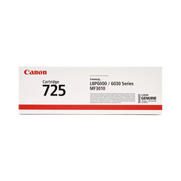 Картридж, Canon, CARTRIDGE 725 Black, 3484B002, для i-SENSYS LBP6030b, MF3010, 1 600 стр. (А4)