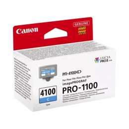 Чернильный картридж, Canon, PFI-4100 Cyan, 6778C001AA, для imagePROGRAF PRO-1100, 80 мл