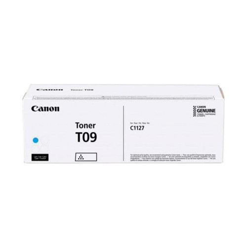 Тонер-картридж, Canon, TONER T09 Cyan, 3019C006AA, для i-SENSYS X C1127P/C1127iF/C1127P, 5 900 стр. (А4)