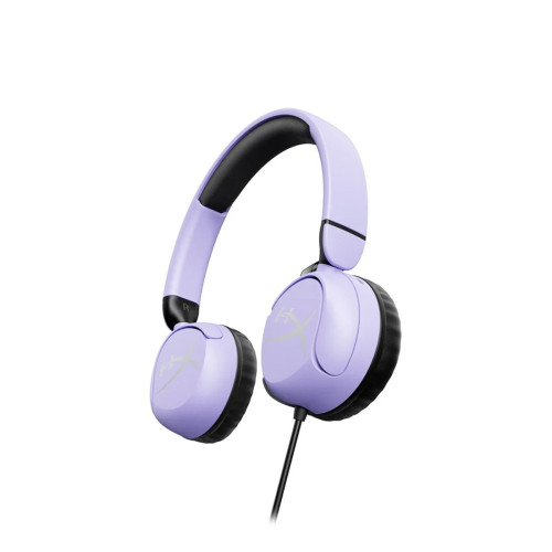 Гарнитура, HyperX, 7G8F5AA, Cloud Mini (Lavender), Микрофон съёмный гибкий, Динамики 30 мм, 114 Ом, 20-20000 гц, Блок управления звуком USB удлинитель, Сиреневый