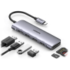 Адаптер Ugreen CM511 20956A Type C to HDMI +USB 3.0*3 + SD/TF Converter