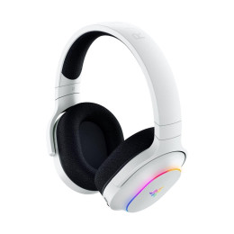 Гарнитура, Razer, Barracuda X Chroma, RZ04-05220200-R3M1, Игровая гарнитура, Динамики 40 мм, 7.1 Surround Sound, 20 – 20000 Гц, 96 дБ, 32 Ом, Микрофон однонаправленный съёмный, 100 – 10000 Гц, –42 дБ, Беспроводные, 2.4 ГГц / Bluetooth / USB, Белый