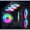 Вентилятор для корпуса PCCooler F3 T120 ARGB BK 3IN1 3x120mm 500-1800 ± 10% RPM Black в Комплекте 3 вентилятра.