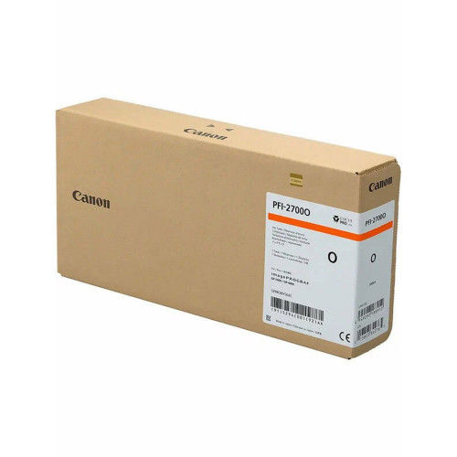 Чернильный картридж, Canon, PFI-2700 Orange, 5294C001, для imagePROGRAF GP-2000/GP-4000/GP-4600/GP-6600, GP-4600S/GP-6600S, 700 мл