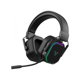 Гарнитура, Rapoo, VH850, Тип крепления: Дуговые, Микрофон, Беспроводные, Bluetooth 5.2, 2.4 GHz, RGB LED, Встроенная литиевая батарея, Время работы 17-466 часов, Игровые, Черный