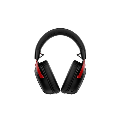 Гарнитура, HyperX, A59Z0AA, Cloud III S Wireless, Микрофон съёмный гибкий, Динамики 53 мм, 64 Ом, 20-20000 гц, Беспроводные, Чёрный-Красный