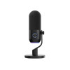 Микрофон, Streamplify, MIC MINI-48-RGB-ST-BK, Тип сенсора: Конденсаторный 16 мм (диаметр), Кардиоидный (направленный), USB 2.0, USB 3.0, 3,5 мм Jack, RGB, Кронштейн, Черный