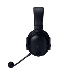 Гарнитура, Razer, BlackShark V3 Pro, RZ04-05400100-R3M1, Игровая гарнитура, Динамики 50 мм, THX Spatial Audio, 10 – 28000 Гц, 98 дБ, 32 Ом, Микрофон однонаправленный съёмный, 100 – 10000 Гц, –42 дБ, Беспроводные / Проводные, 2.4 ГГц / Bluetooth / USB / 3,