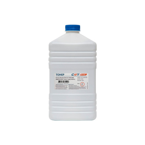 Тонер, CET, CET111053C500, Синий, CE28-C (CPT), TN-324C/227C, Для картриджей KONICA MINOLTA Bizhub C258/308/368/227i/257i, 500г/бут, Япония.