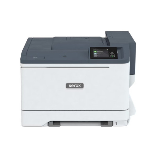 Цветной принтер, Xerox, C320DNI, C320V_DNI, Лазерный цветной, А4, 33 стр./мин., Подача 251 лист, Сенсорный дисплей 2.8", 1.2 ГГц CPU, 1 ГБ RAM, 8 ГБ eMMC, USB 2.0, Ethernet 10/100/1000, Wi-Fi