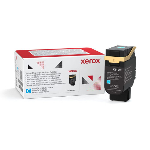 Тонер-картридж, Xerox, 006R04824 (голубой), Для Xerox C320/C325, 1 800 страниц (А4)