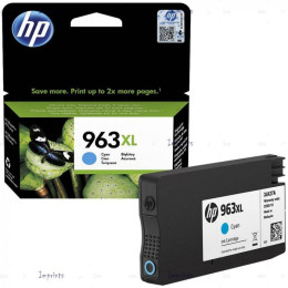 Оригинальный струйный картридж увеличенной емкости HP 963XL, голубой (3JA27AE)