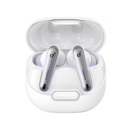 Наушники, soundcore, Liberty 4 NC (A3947G21), Bluetooth 5.3, LDAC, TWS, 11мм, Adaptive ANC 2.0, до 50 часов, IPX4, Белый