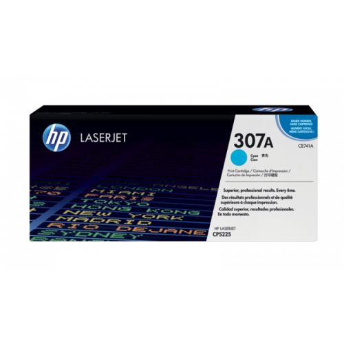 Картридж лазерный HP CE741A Cyan Print Cartridge for HP LaserJet CP5225, up to 7300