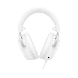 Гарнитура, HyperX, BS7C1AA, Cloud III - Gaming Headset (White), Микрофон съёмный гибкий, Динамики 53 мм, 150 мВт, 15-25000 гц, Блок управления звуком USB удлинитель, Белый