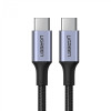 Кабель UGREEN USB-C PD Fast Charging Cable 5A Max 2m Black 70429