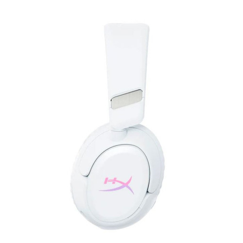 Гарнитура, HyperX, B5VC5AA, Cloud Flight 2 Wireless White, Динамики 50 мм, Микрофон съёмный гибкий, RGB - подсветка, Тип подключение USB 2.4 ГГц, Bluetooth, Белый