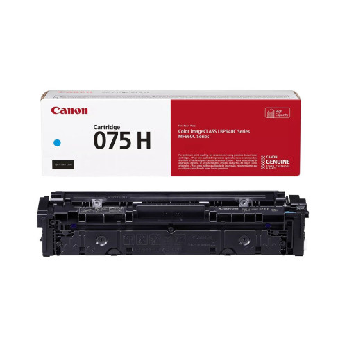 Картридж, Canon, CARTRIDGE 075H Cyan, 6368C002AA, для i-SENSYS LBP646Сdw/LBP647Cdw, MF664Cdw/MF667Cdw, 2 500 стр. (А4)