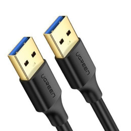 Кабель UGREEN USB-A 3.0 Male to Male 2m Black 10371