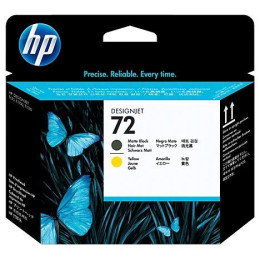 Печатающая головка HP C9384A, №72 матовая, черная и желтая