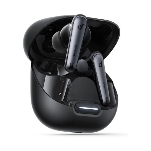 Наушники, soundcore, Liberty 4 NC (A3947G11), Bluetooth 5.3, LDAC, TWS, 11мм, Adaptive ANC 2.0, до 50 часов, IPX4, Черный