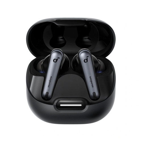 Наушники, soundcore, Liberty 4 NC (A3947G11), Bluetooth 5.3, LDAC, TWS, 11мм, Adaptive ANC 2.0, до 50 часов, IPX4, Черный