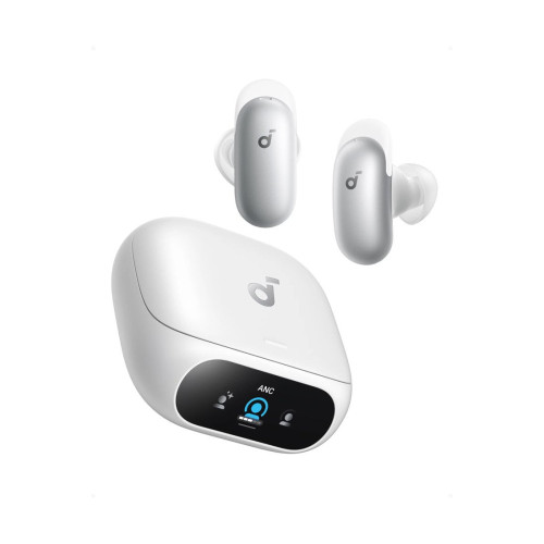 Наушники, soundcore, Liberty 5 Pro (D1203G21), Bluetooth 5.3, LDAC, TWS, 11мм, Adaptive ANC 2.0, до 50 часов, IPX4, Белый