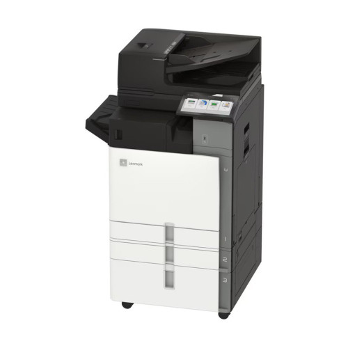 Цветное МФУ, Lexmark, CX961se, 100S14886, Лазерный, A3, 35 стр./мин., Подача 700 листов, Двусторонний автоподатчик документов, до 240 изобр./мин., Сенсорный дисплей 10.1", 1.2 ГГц Quad-Core CPU, 4 ГБ RAM, 128 ГБ Intelligent Storage Drive, USB 2.0, Etherne