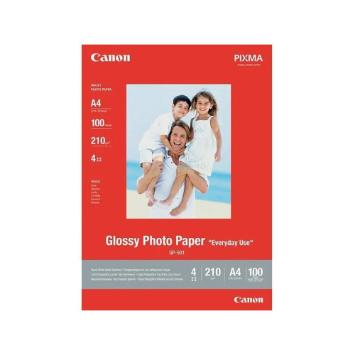Глянцевая фотобумага, Canon, 0775B001, GP-501 Glossy Photo Paper, A4, 100 шт.