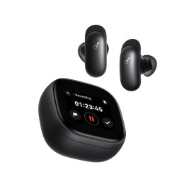 Наушники, Soundcore, Liberty 5 Pro Max (D1204G11), Bluetooth 5.3, LDAC, TWS, динамики 11 мм, Adaptive ANC 2.0, до 50 часов работы, IPX4, быстрая зарядка, мультипоинт, Черный