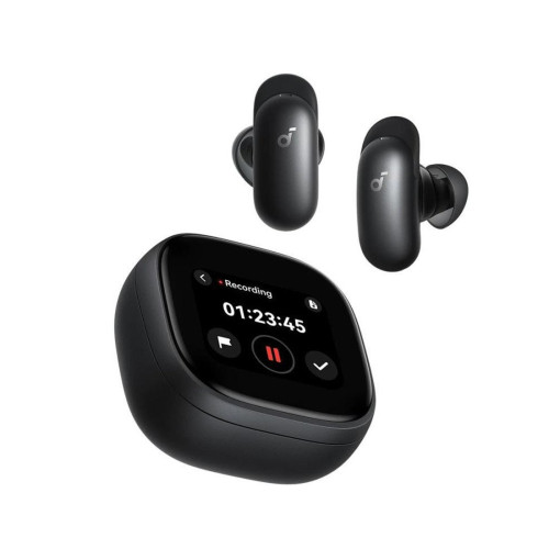 Наушники, Soundcore, Liberty 5 Pro Max (D1204G11), Bluetooth 5.3, LDAC, TWS, динамики 11 мм, Adaptive ANC 2.0, до 50 часов работы, IPX4, быстрая зарядка, мультипоинт, Черный