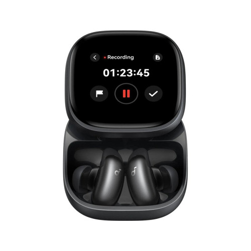 Наушники, Soundcore, Liberty 5 Pro Max (D1204G11), Bluetooth 5.3, LDAC, TWS, динамики 11 мм, Adaptive ANC 2.0, до 50 часов работы, IPX4, быстрая зарядка, мультипоинт, Черный