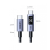 Кабель UGREEN L529 65862 USB-C to USB-C PD Fast Charging Cable