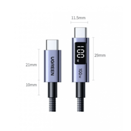 Кабель UGREEN L529 65862 USB-C to USB-C PD Fast Charging Cable