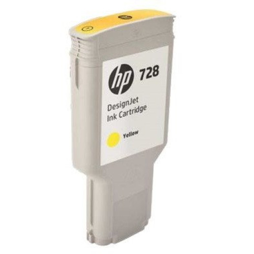 Картридж струйный HP F9K15A 728 300-ml Yellow DesignJet Ink Cartridge, 300 мл