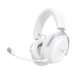 Гарнитура, HyperX, D95DFAA, Cloud III S Wireless, Микрофон съёмный гибкий, Динамики 53 мм, 64 Ом, 20-20000 гц, Беспроводные, Фиолетовый