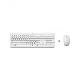 Клавиатура и мышь HP 3L1F0AA 230 Wireless Mouse and Keyboard Combo (White) RUSS