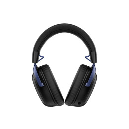 Гарнитура, HyperX, DF7E9AA, Cloud III S Wireless, Микрофон съёмный гибкий, Динамики 53 мм, 64 Ом, 20-20000 гц, Беспроводные, Чёрно-Синий